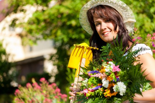 Garden preparation and planting materials for landscaping in Staines