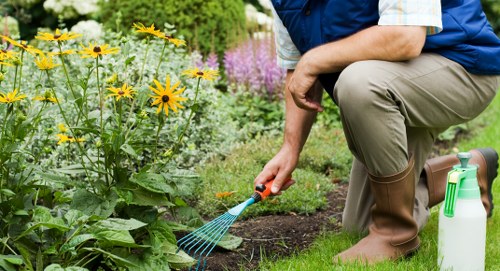 Transparent invoice and payment details for Landscaping Staines